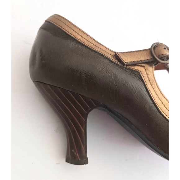 Jeffrey Campbell Aina2 Ibiza Last Handmade Leather T Strap Mary Jane Pump Sz 6 - Picture 9 of 13